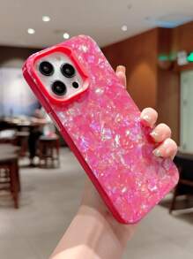 Coque De Téléphone Portable Motif Coquille - Rose vif - Voir 2