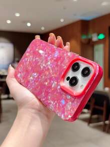 Coque De Téléphone Portable Motif Coquille - Rose vif - Voir 3