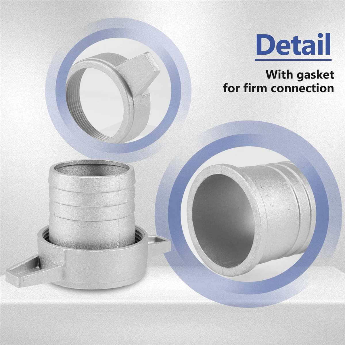 Water Pumps Fittings 2 Inch Aluminum Pipe Connecting Wrench with Rubber