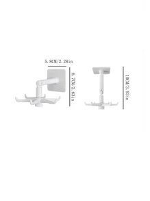 1pc Jewelry Necklace Display Hook Stand - White - View 4