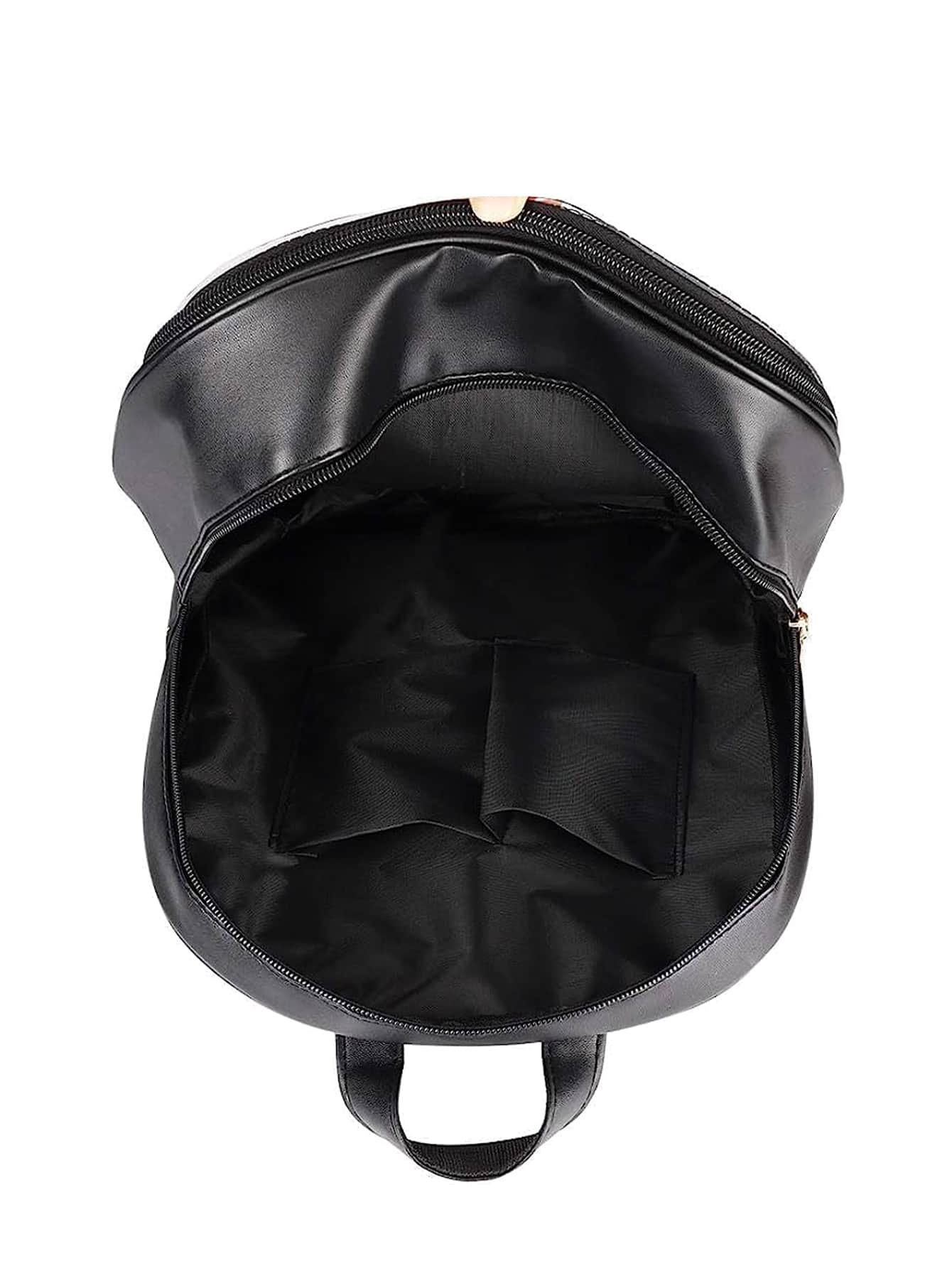 Ita Bag Backpack Double Window Candy PU Leather Backpack 