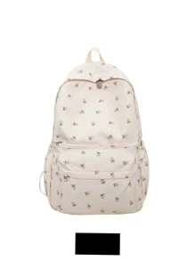 Mochilas Fashion para Mujer Liso - Beis - Ver 6