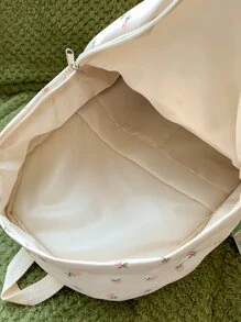 Mochilas Fashion para Mujer Liso - Beis - Ver 3