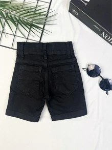 Young Boys Denim Shorts - màu đen - Xem 2