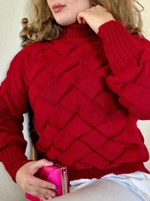 Women Sweaters - Redwood - View 3