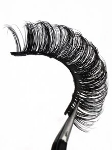 Happy Butterfly 10對濃密、捲曲、輕盈日常使用假睫毛 - 黑色 - 查看 8