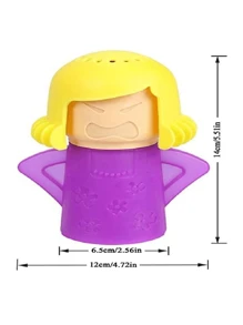 1pc Angry Mama Microwave Cleaner & Deodorizer - Purple - View 3