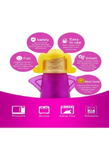 1pc Angry Mama Microwave Cleaner & Deodorizer - Purple - View 4