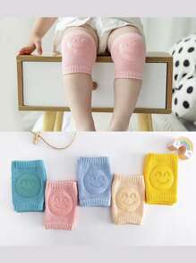 5對男女通用嬰兒爬行防滑護膝，保護嬰兒爬行時的膝蓋 - 彩色 - 查看 2