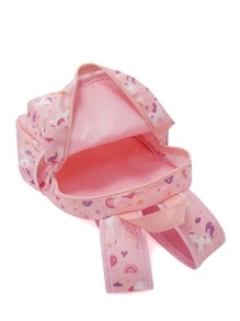 儿童粉色独角兽卡通大容量背包