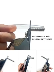 15 cái/bộ Công cụ nghệ thuật móng tay , Mạnh mẽ Từ tính Tròn & Hình trụ Hình dạng Mắt mèo Nam châm , Nhiều Sử dụng Nam châm Gậy Đối với Làm móng tay Nhà  Salon - Bạc - Xem 3