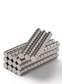 15 cái/bộ Công cụ nghệ thuật móng tay , Mạnh mẽ Từ tính Tròn & Hình trụ Hình dạng Mắt mèo Nam châm , Nhiều Sử dụng Nam châm Gậy Đối với Làm móng tay Nhà  Salon - Bạc - Xem 2