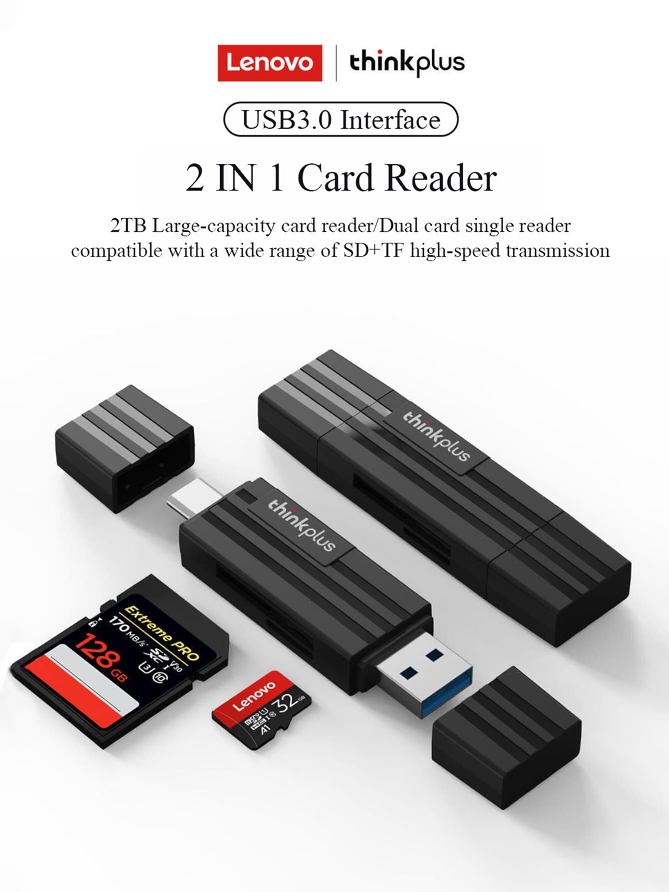 Carte Mémoire Micro SD 2To Lenovo – Pour Téléphone, PC, Switch – Neuf