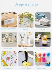 35pcs/set Clear Double-sided Tape For Balloon Decoration, Multi-purpose Adhesive For Home Use