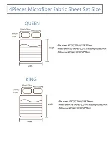 Queen/king Bedding Set - Breathable And Cooling - Hotel Luxury Bed Sheets - Ultra Soft - Deep Pocket - Easy Fit - 4 Piece Set - Wrinkle Free - Comfortable - White - 4 Piece Set - Khaki - View 5