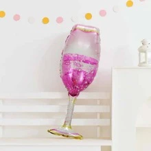 1pc Goblet Shaped Wine Glass,Christmas