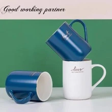 Blue Style B Mug With Lid And Spoon - Blue - View 5