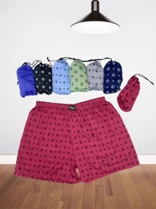 Kit 3 Samba Canção De Malha Algodão Shorts Pijama - Multicolorido - Visão 1