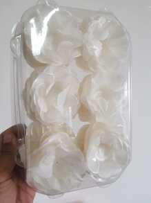 40 Forminhas Para Doces Finos Em Papel Seda PEROLADO 20g gramatura 3 camadas caixeta doces forminha doce fino - Branco - Visão 2