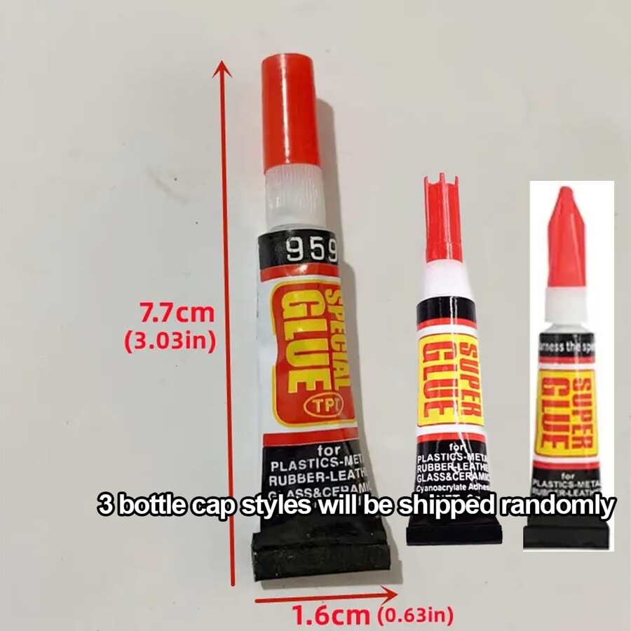 1入組s/5入組/10入組 502膠水辦公粘合劑快乾膠水鞋膠金屬塑料皮革萬能膠水 - 彩色 - 查看 1