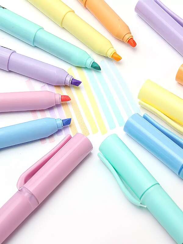 Marcadores Fluorescentes Volta às Aulas