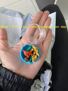 7入組迷你恐龍蛋套裝,樂趣動物橡皮擦適用於孩子們卡通文具