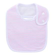 Baby Bibs Super Soft Absorbent With Adjustable Snap for Baby Boys and Girls 10 Pack - Hồng - Xem 7