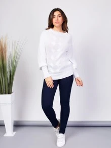 Women Sweaters - trắng - Xem 2