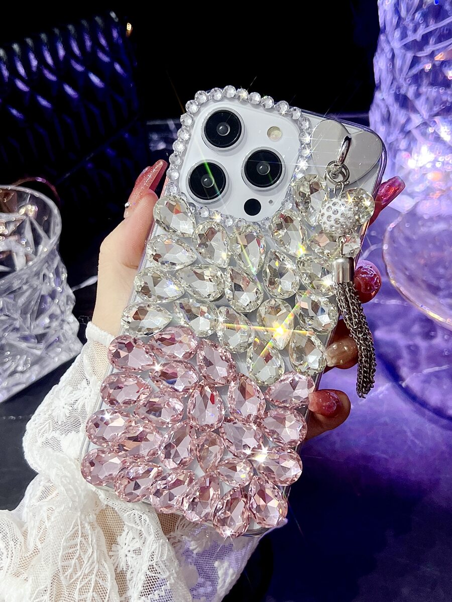 Rhinestone Decor Phone Case | SHEIN USA