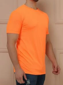 Men T-Shirts - 橘色 - 查看 1