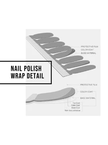 流行惡指甲貼“i See You” |包括 16 個指甲包、指甲銼、指甲棒和準備墊