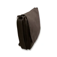 Bolsa Transversal Carteiro Couro Pu Pequena - Caramelo - Visão 5
