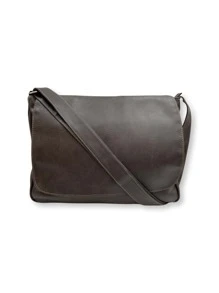 Men Briefcase - Rust Brown - View 2