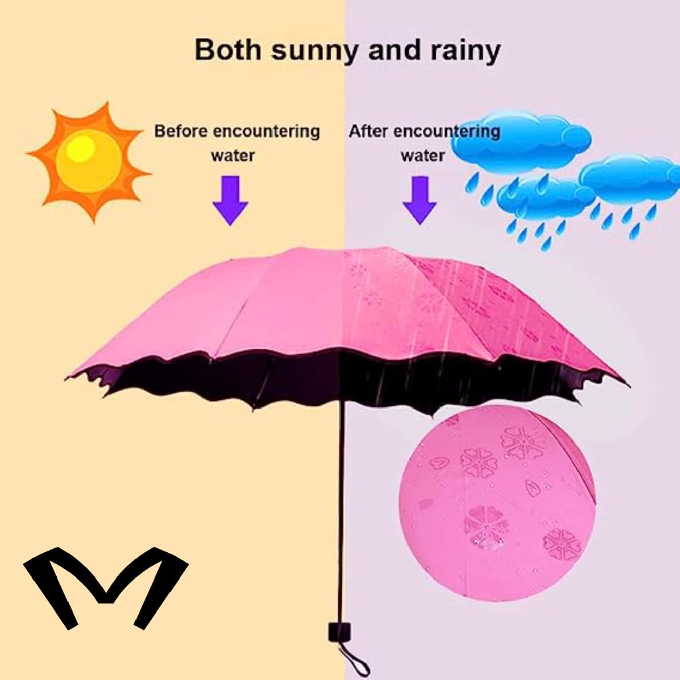 Sombrilla mágica - Rosa - Ver 1