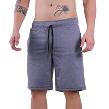 Men Sports Shorts - 灰色 - 查看 1
