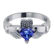 Fine Single Ring - Xanh đậm - Xem 5