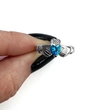 Fine Single Ring - 淺藍色 - 查看 4