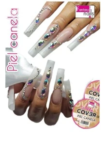 2 Oz Acrylic Make Cover Cinnamon Skin For Nails - 米色 - 查看 3