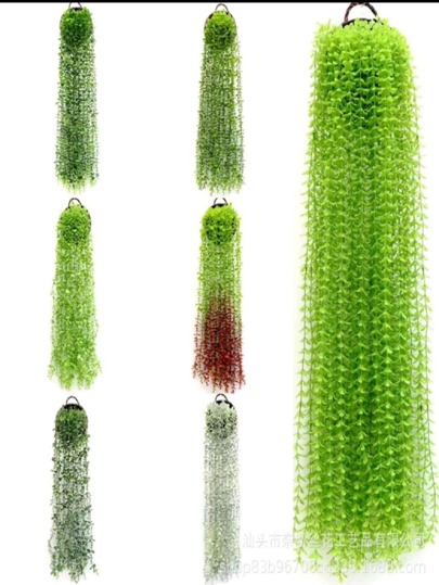 Grama Penduradas Artificial Decoração