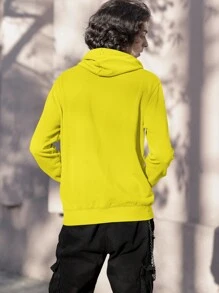 Men Sweatshirts - 黃色 - 查看 4
