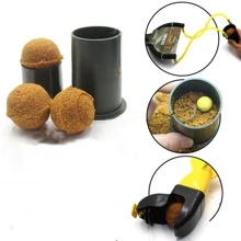 1pc Military Green PP Bait Maker, 40mm Diameter Round Bait Maker For Carp Fishing, Baiting, Hooking - Army Green - View 4