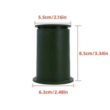 1pc Military Green PP Bait Maker, 40mm Diameter Round Bait Maker For Carp Fishing, Baiting, Hooking - Army Green - View 7