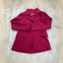 Women Blazers - 紅色 - 查看 2