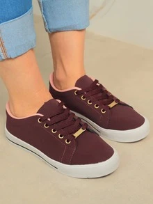 Women Casual Shoes - Gỗ đỏ - Xem 2