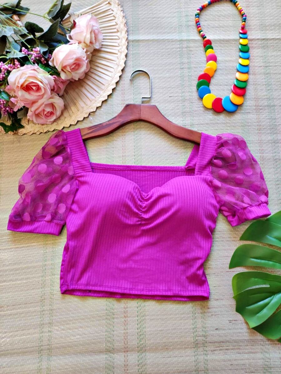 Women Tops - Màu tím - Xem 1