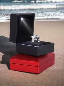 LED Light Ring Gift Box - Red - View 2