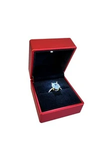 LED Light Ring Gift Box - Red - View 3