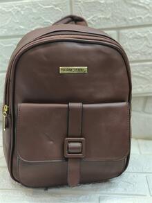 Women Fashion Backpacks - 紫紅色 - 查看 2