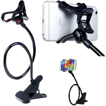 Soporte Clip Universal Flexible Para Celular Escritorio Mesa - Negro - Ver 5