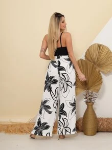 Women Pants - 白色 - 查看 2